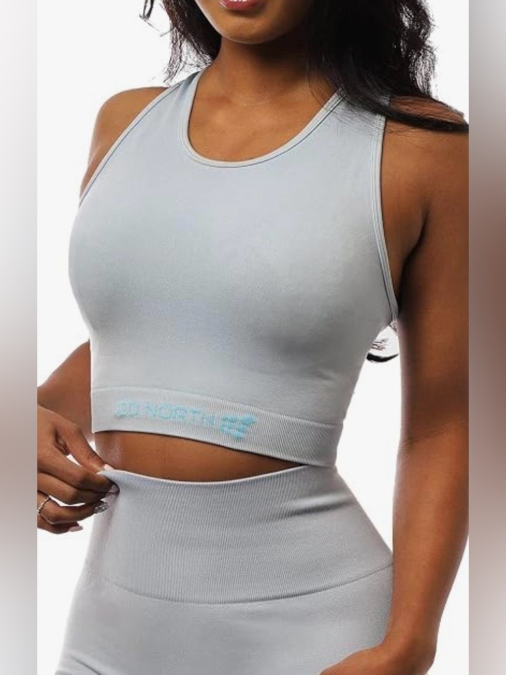 Nwot~ Jed North Pale Blue Racerback Sports Bra